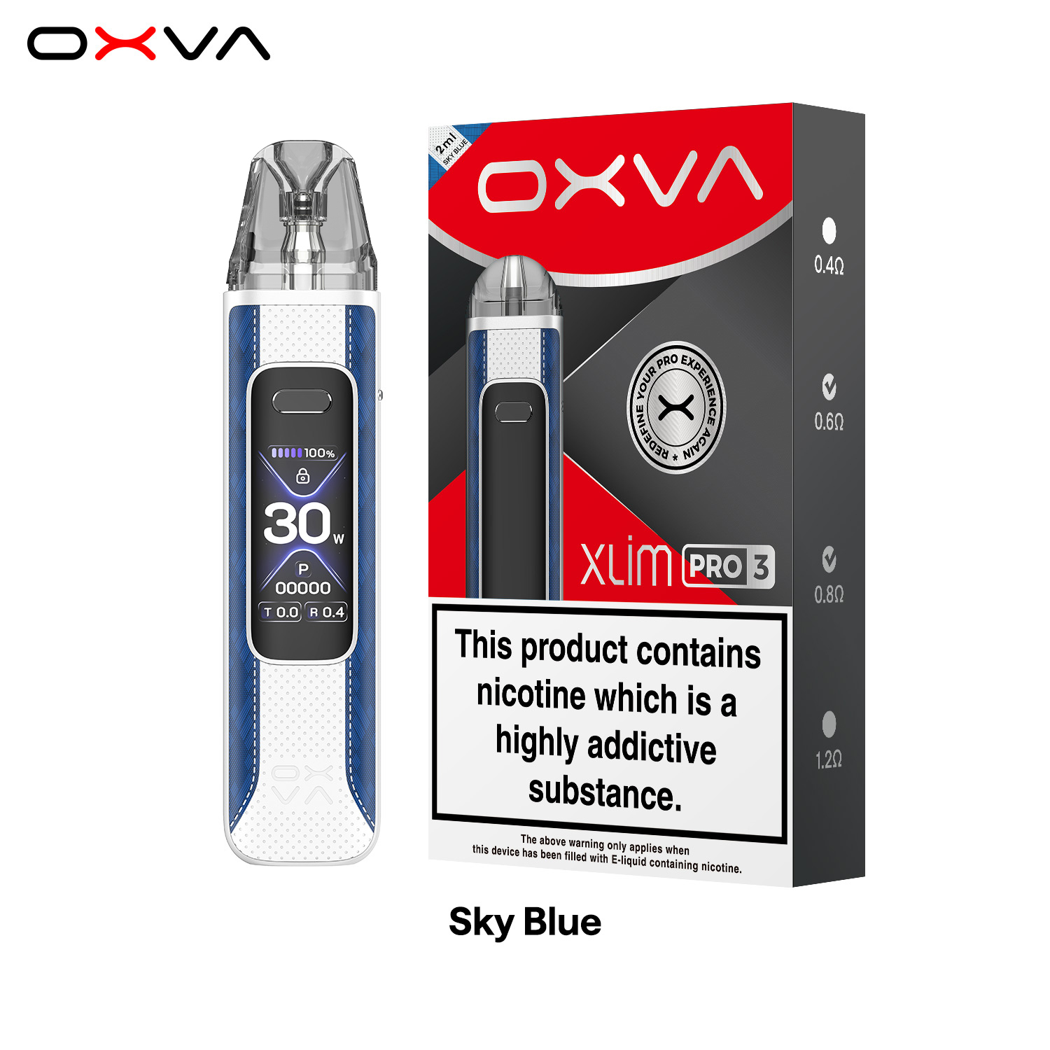 OXVA XLIM PRO 3 SKY BLUE